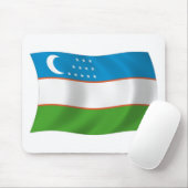Usbekistan Flag Mousepad (Mit Mouse)