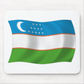 Usbekistan Flag Mousepad (Vorne)