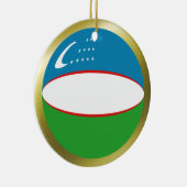 Usbekistan Flag Ornament (Rechts)