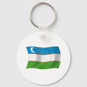 Usbekistan Flag Schlüsselanhänger