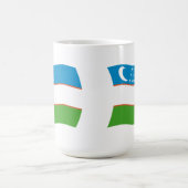 Usbekistan Flag-Tasse Kaffeetasse (Mittel)