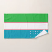 Usbekistan-Flagge Badhandtuch Set (Handtuch)