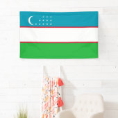 Usbekistan-Flagge Banner (Insitu)