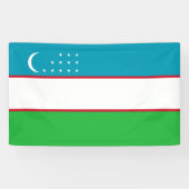 Usbekistan-Flagge Banner (Horizontal)