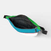 Usbekistan-Flagge Bauchtasche (Offen)
