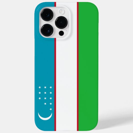 Usbekistan-Flagge Case-Mate iPhone Hülle (Rückseite)