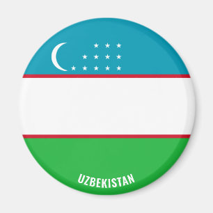 Usbekistan Flagge Charming Patriotic Magnet