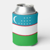 Usbekistan-Flagge Dosenkühler (Kanne Vorderseite)