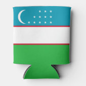 Usbekistan-Flagge Dosenkühler (Vorderseite)