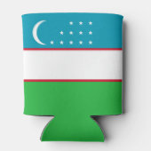 Usbekistan-Flagge Dosenkühler (Rückseite)