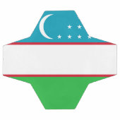 Usbekistan-Flagge Fußball (Flach)