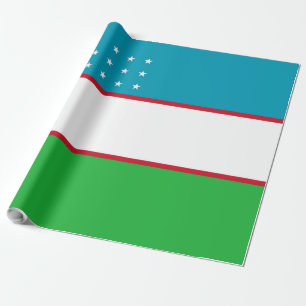 Usbekistan-Flagge Geschenkpapier