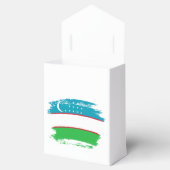 Usbekistan-Flagge Geschenkschachtel (Geöffnet)