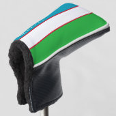 Usbekistan-Flagge Golf Headcover (3/4 Vorderseite)