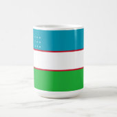 Usbekistan-Flagge Kaffeetasse (Mittel)