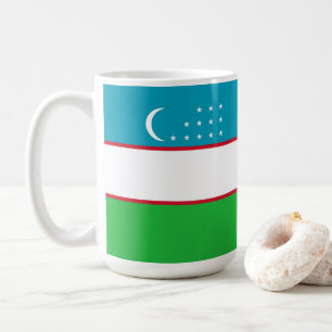 Usbekistan-Flagge Kaffeetasse