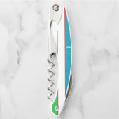 Usbekistan-Flagge Kellnermesser (Vorderseite)