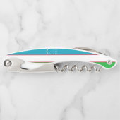 Usbekistan-Flagge Kellnermesser (Vorderseite)