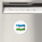 Usbekistan Flagge Magnet (In Situ (Geschirrspüler))