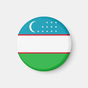 Usbekistan-Flagge Magnet