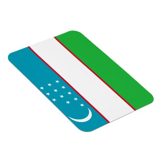 Usbekistan-Flagge Magnet (Rechte Seite)