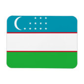 Usbekistan-Flagge Magnet (Horizontal)