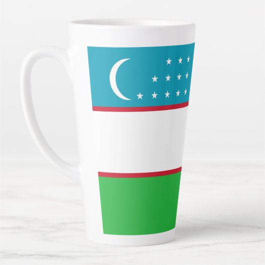 Usbekistan-Flagge Milchtasse (Links)