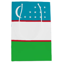 Usbekistan-Flagge Mittlere Geschenktüte