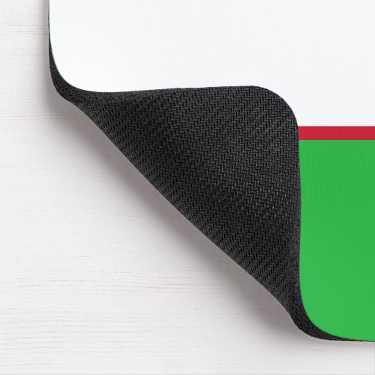 Usbekistan-Flagge Mousepad (Ecke)