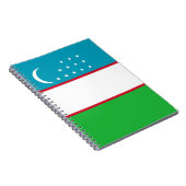 Usbekistan-Flagge Notizblock (Rechte Seite)