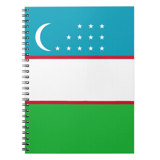 Usbekistan-Flagge Notizblock (Vorderseite)