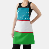 Usbekistan-Flagge Schürze (InSitu)