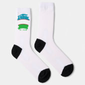 Usbekistan-Flagge Socken (Rechts)