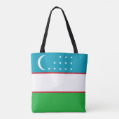 Usbekistan-Flagge Tasche (Rückseite)