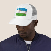 Usbekistan-Flaggenhut Truckerkappe (Beispiel)