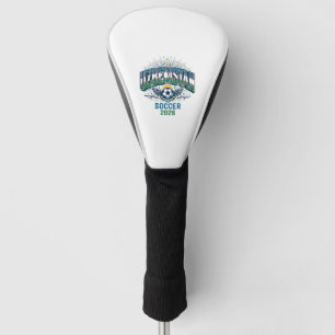 Usbekistan Fußball 2026 Fußball Fettgedruckte Land Golf Headcover