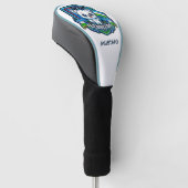 Usbekistan Golf Headcover (angewinkelt)