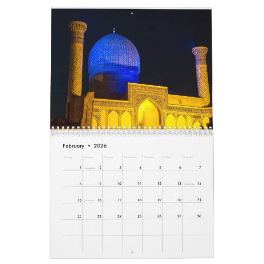 Usbekistan Kalender (Feb 2026)