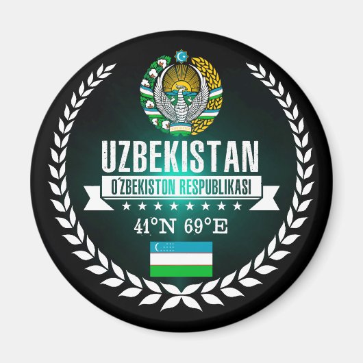 Usbekistan Magnet (Vorne)