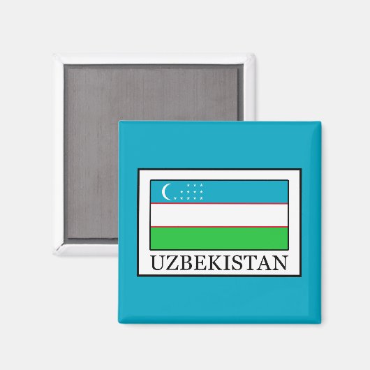 Usbekistan Magnet (Vorderseite/Rückseite)