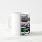 Usbekistan - Mosaik - Kaffeetasse (Vorderseite Links)