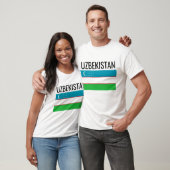 Usbekistan // Nationale Weltflagge T-Shirt (Unisex)