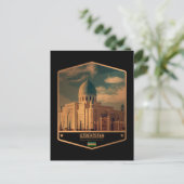 Usbekistan Postkarte (Stehend Vorderseite)