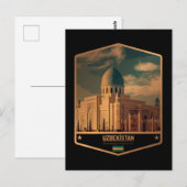 Usbekistan Postkarte (Vorne/Hinten)