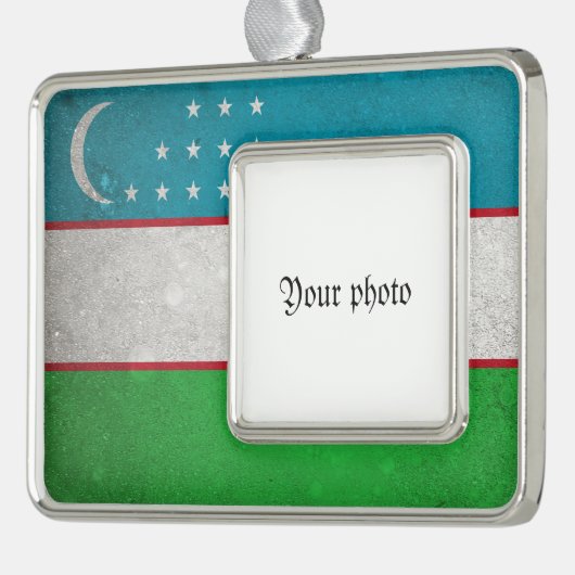 Usbekistan Rahmen-Ornament Silber (Links)