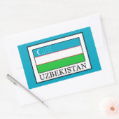 Usbekistan Rechteckiger Aufkleber (Umschlag)