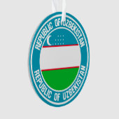 Usbekistan Runde Emblem Ornament (Vorderseite)