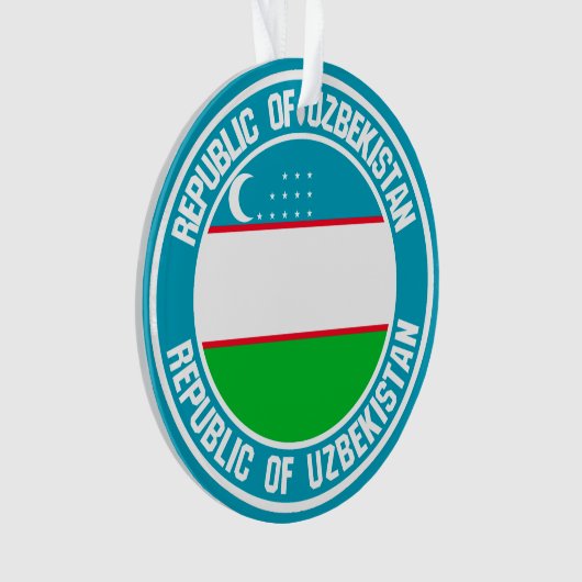 Usbekistan Runde Emblem Ornament (Vorderseite)