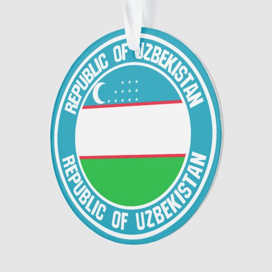 Usbekistan Runde Emblem Ornament (Vorderseite)