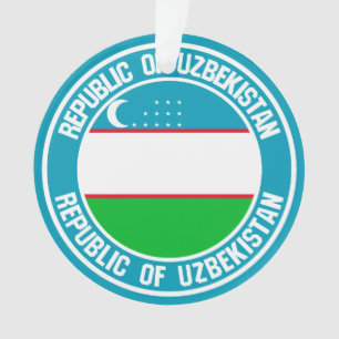 Usbekistan Runde Emblem Ornament